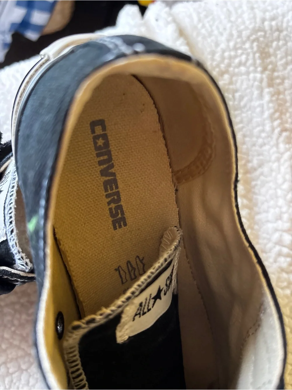Converse Kids Black Low-Top Velcro Canvas Sneakers